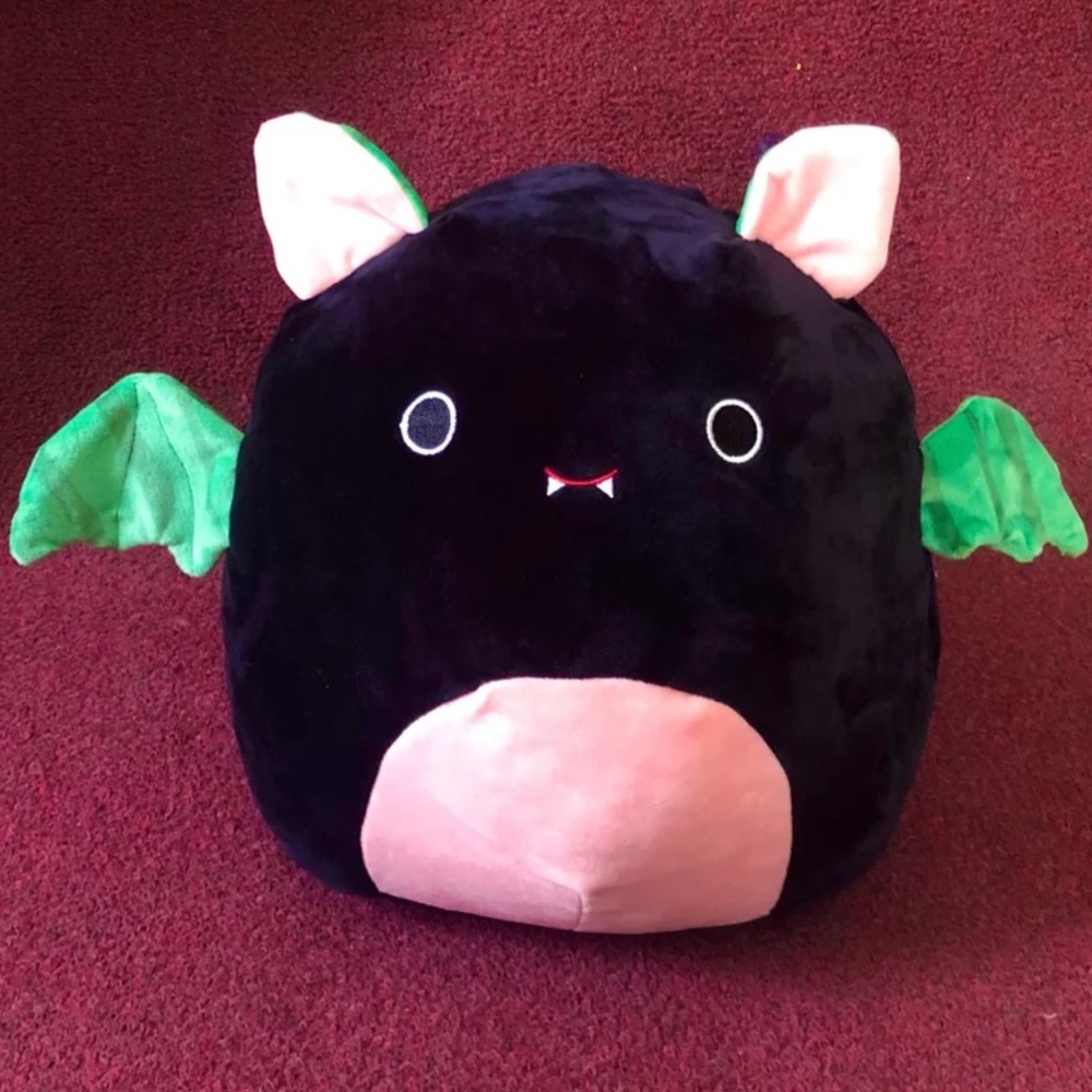Custom Squishmallows Watermelon Emily the Fruit Bat 12” Stuffed Plush